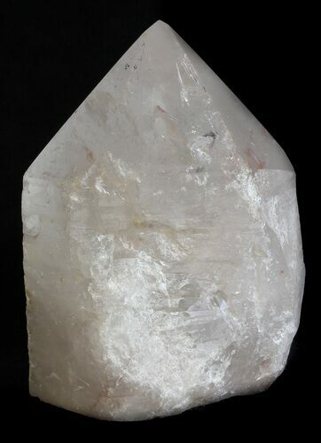 Polished Quartz Crystal Point - Brazil #34747